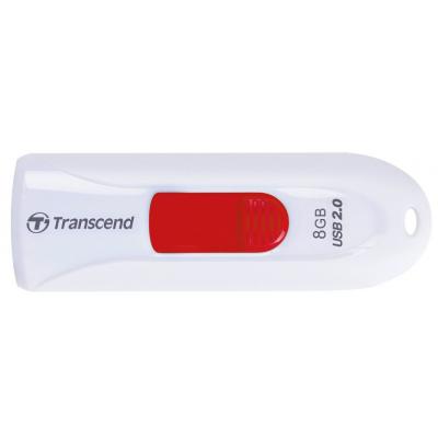 USB флеш накопичувач Transcend 8Gb JetFlash 590 White USB 2.0 (TS8GJF590W) - зображення 1