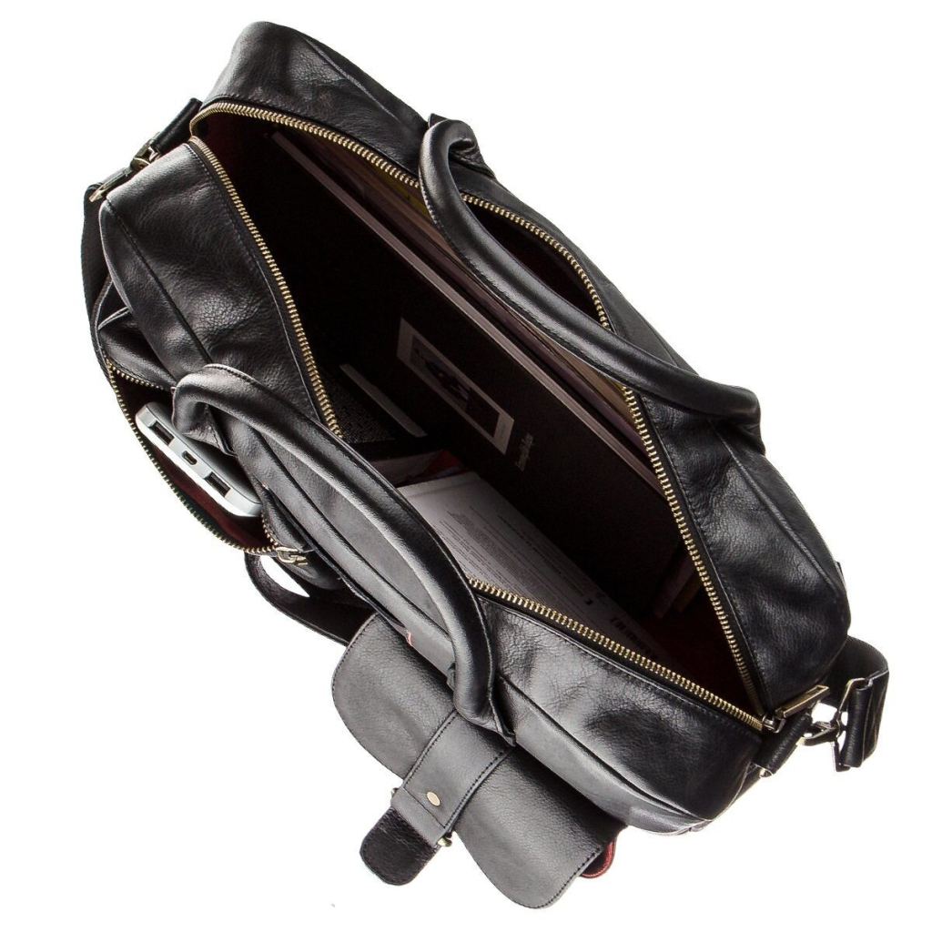 Сумка Shvigel Шкіряна Чорна (19118) - зображення 4