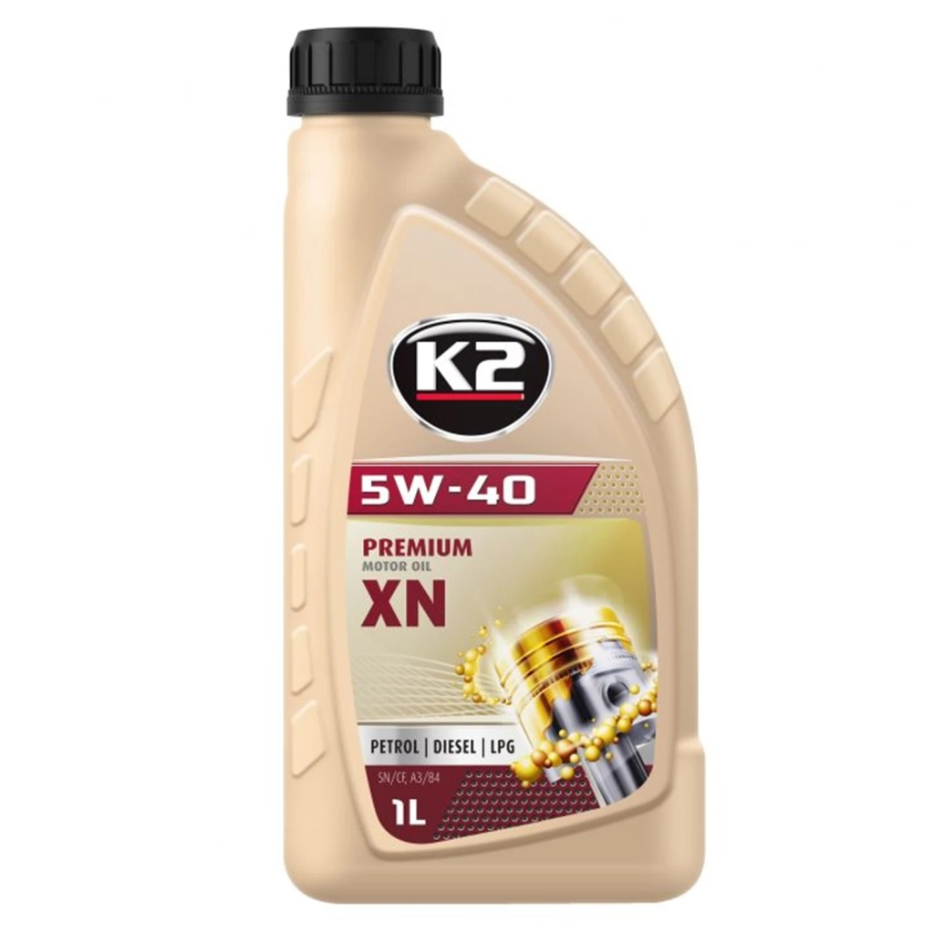 Моторна олива K2 Synthetic Premium SN/CF XN 5W-40 1 л (O1131E) - зображення 1