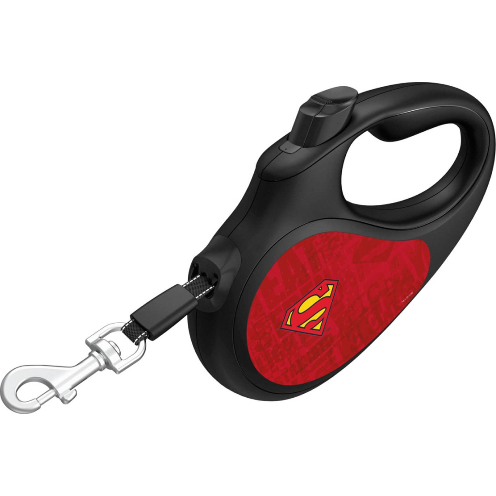 Повідець для собак WAUDOG R-leash "Супермен Лого червоний" L до 50 кг 5 м (8126-1007-01) - зображення 2