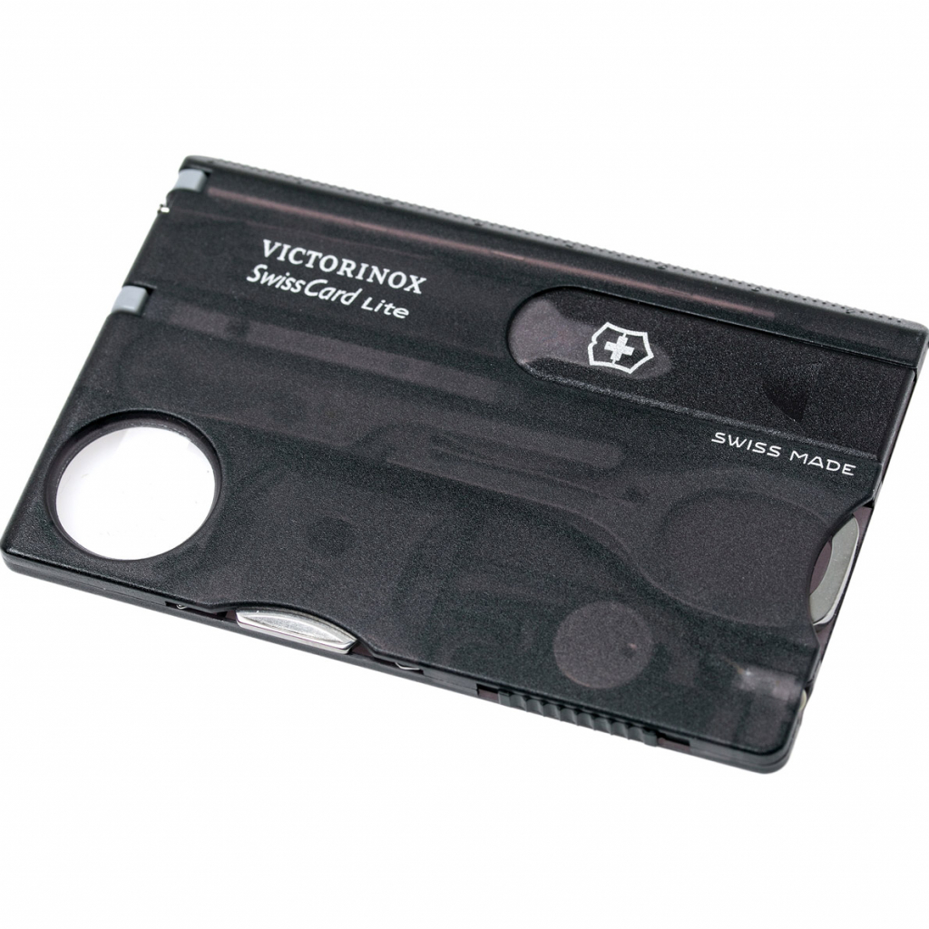 Мультитул Victorinox SwissCard Lite Transparent Black Blister (0.7333.T3B1) - зображення 7