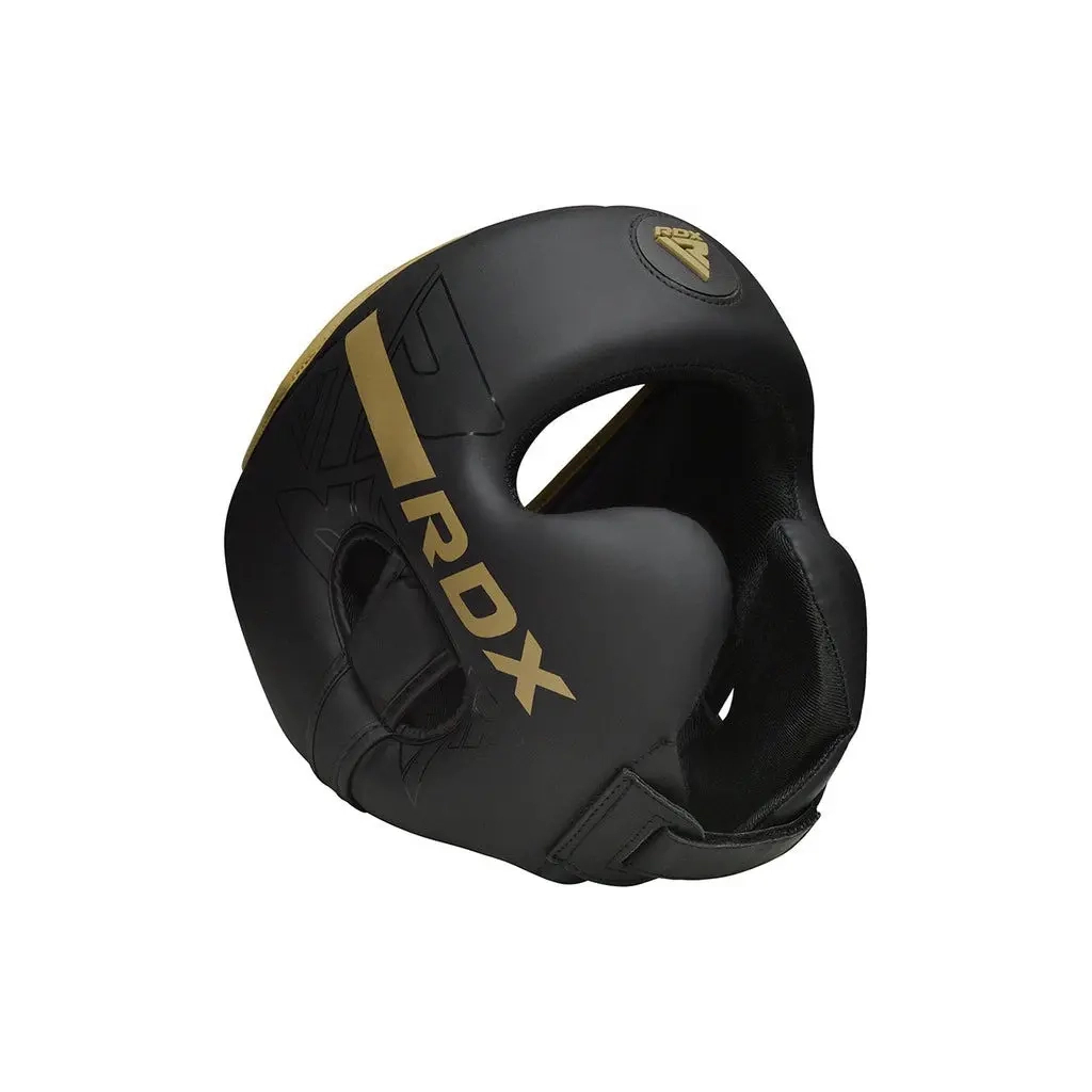 Боксерський шолом RDX F6 KARA Matte Golden L (HGR-F6MGL-L) - зображення 3