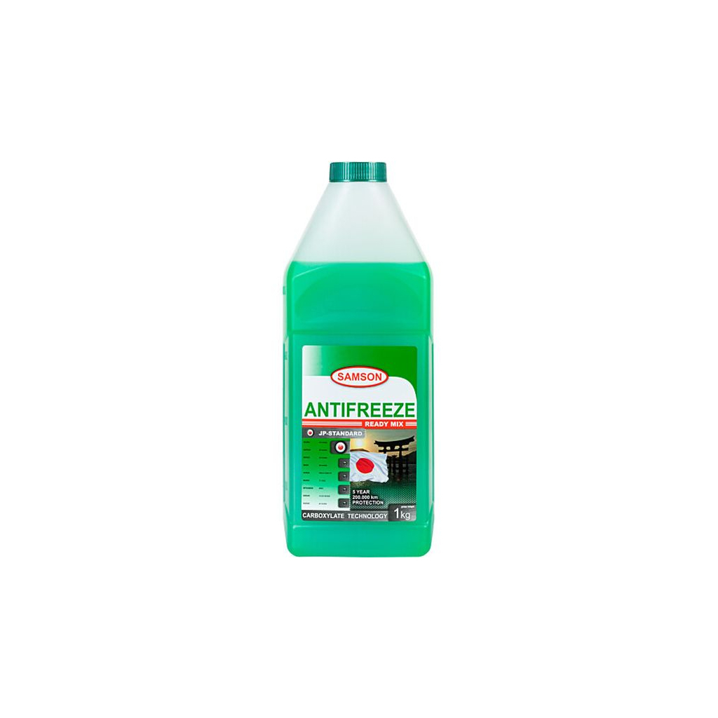 Антифриз SAMSON JP-Standard GREEN (-40) 1кг. Carboxylate special Japan cars (803276) - зображення 1
