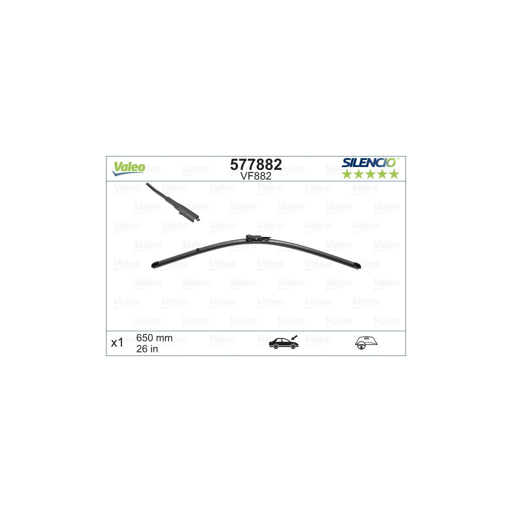 Щітка склоочисника Valeo 577882 - зображення 1
