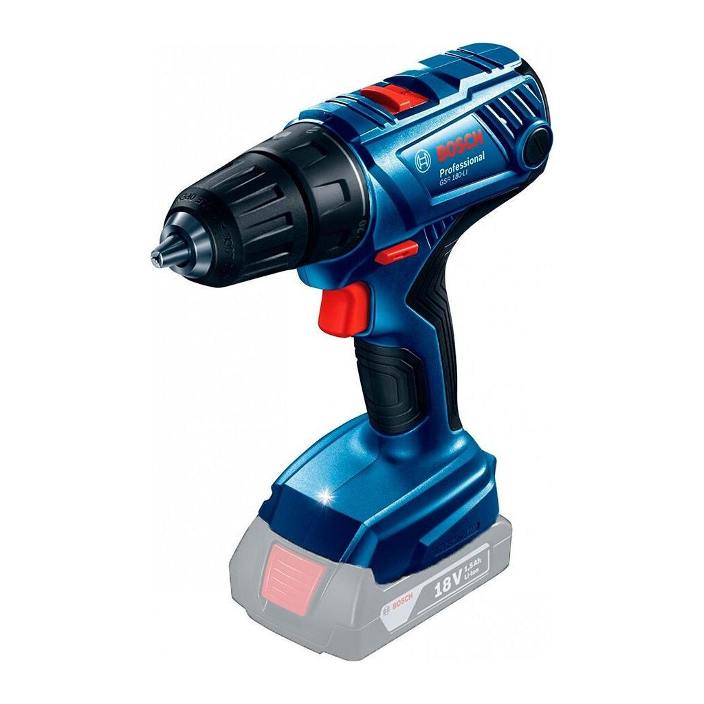 Набір електроіструментів Bosch електичних GBH 180-LI+GSR 180-LI в кейсі+2xGBA 18V 4.0Ah+GAL 18V-40 (0.615.990.M31) - изображение 3