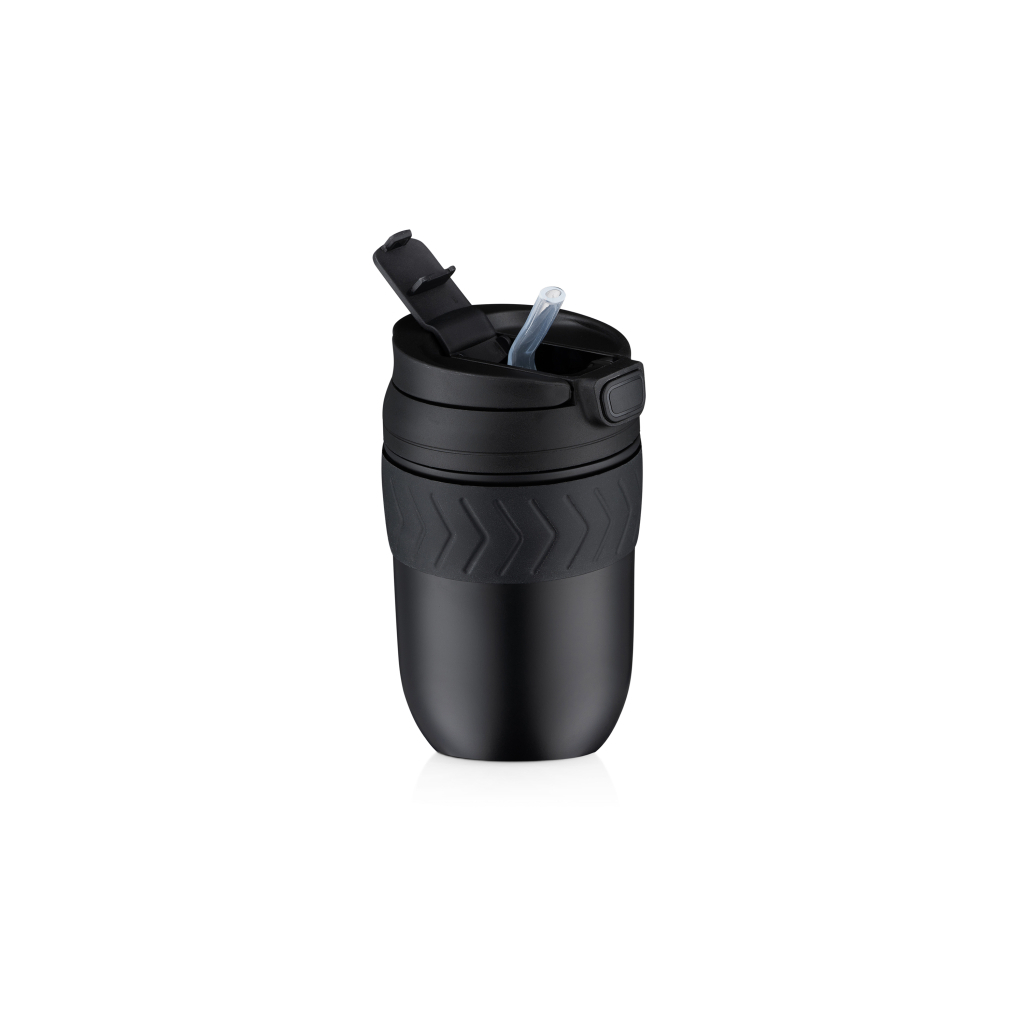 Термокружка Ardesto Cosy 400 мл Чорна (AR2640BT) - зображення 10
