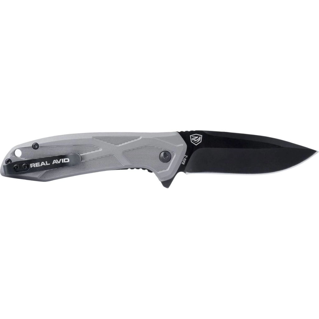 Ніж Real Avid RAV-2 Black Oxide Aluminum Gray (AVRAV2) - зображення 2