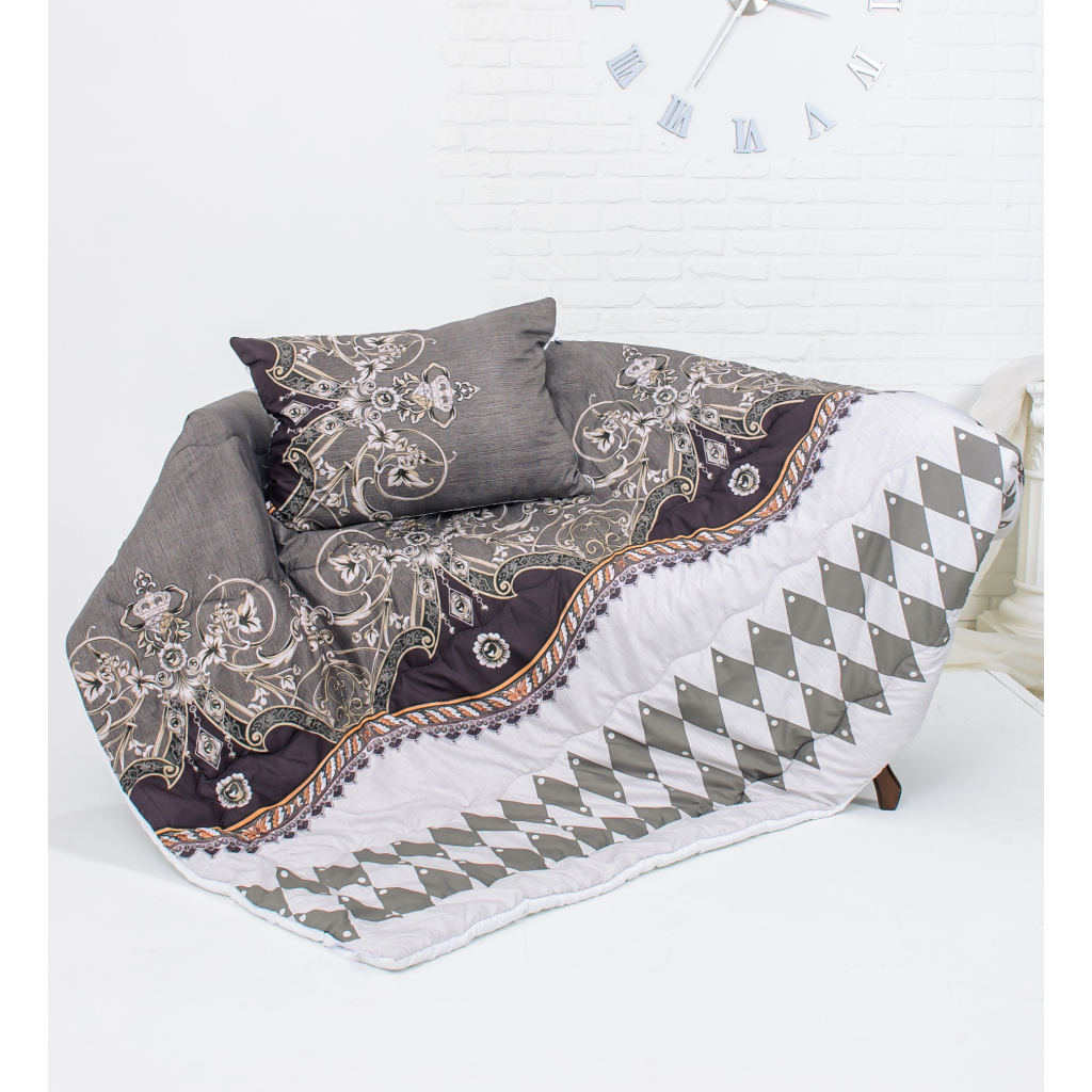 Ковдра MirSon шовкова Зима №3513 Print Line Myrrh 172х205 (2200004831800) - зображення 4