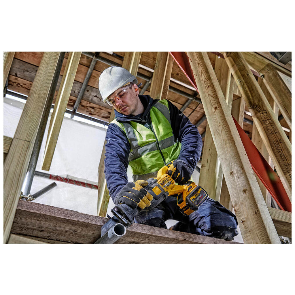 Шабельна пила DeWALT 54В XR FLEXVOLT Li-lon, 0 - 3000 ход/хв, 3.54 кг, TSTAK (без АКБ та ЗП) (DCS389NT) - изображение 10