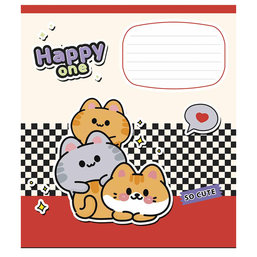 Зошит Школярик Happy one 12 аркушів коса лінія (012-3532C) - зображення 5