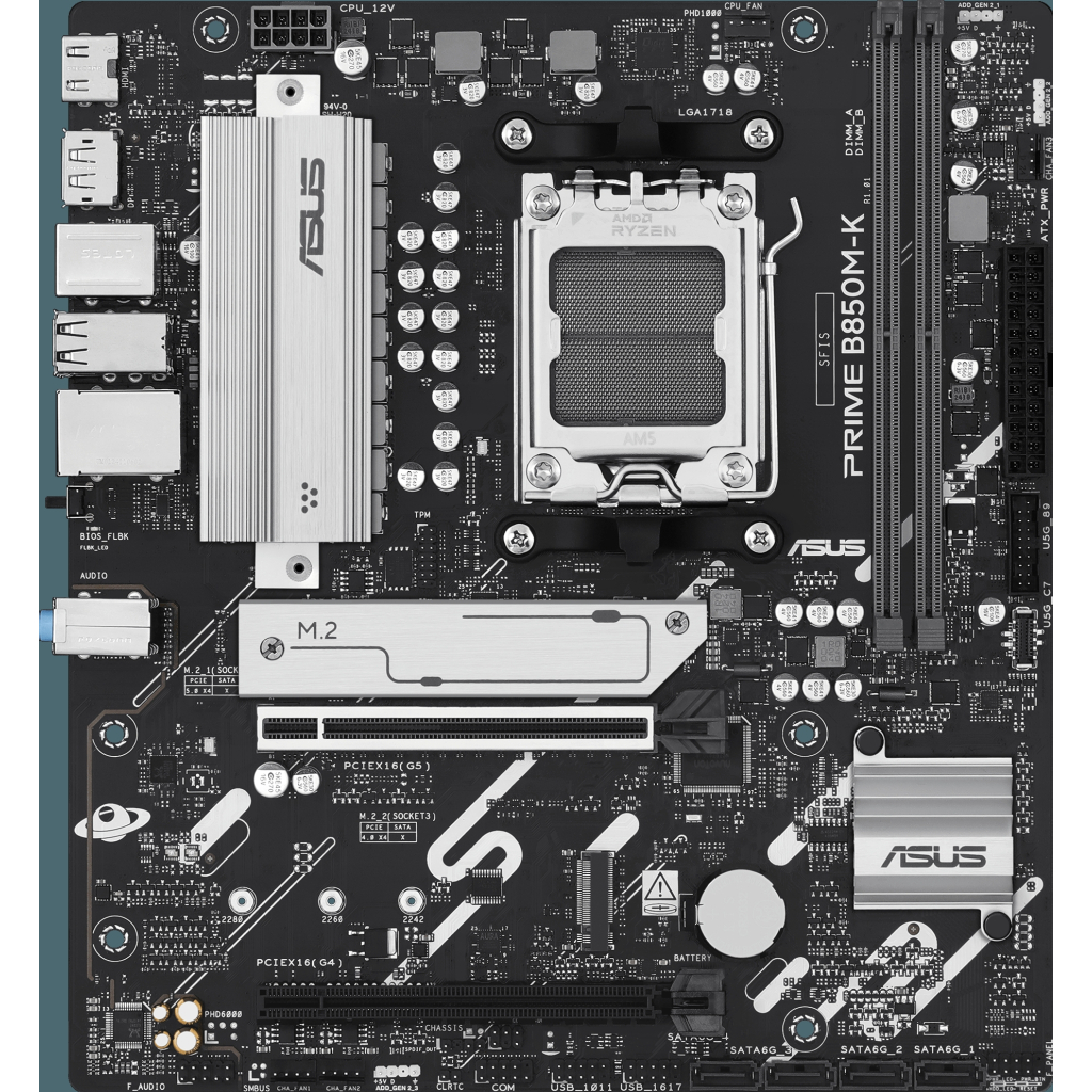 Материнська плата ASUS PRIME B850M-K - изображение 1