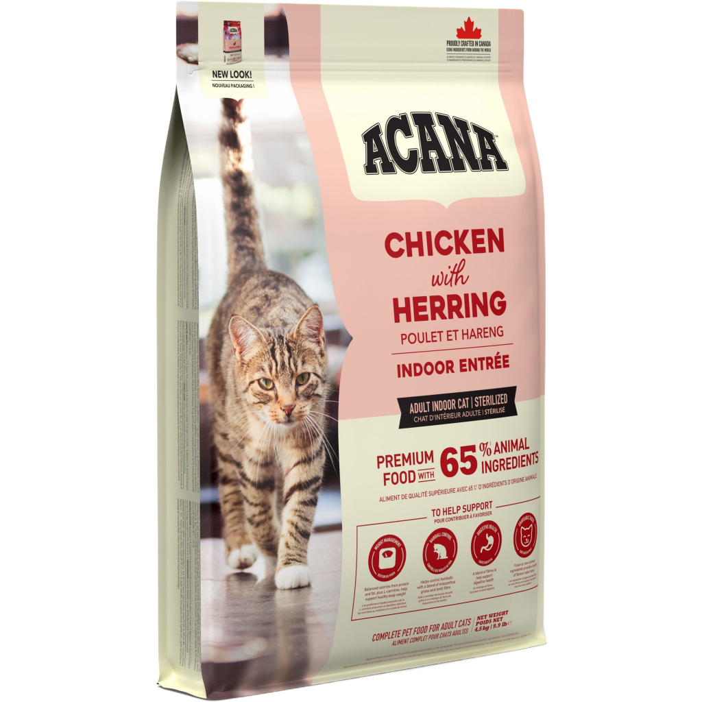 Сухий корм для кішок ACANA Indoor Entree 4.5 кг (0064992714512) - зображення 2
