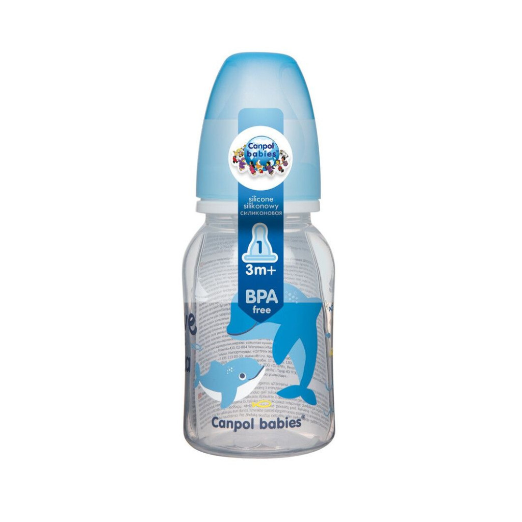 Пляшечка для годування Canpol babies LOVE&SEA 120 мл PP блакитна (59/300) - зображення 3