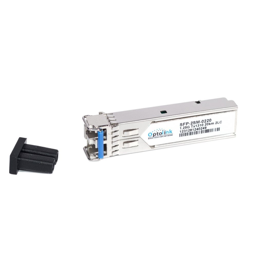 Модуль SFP 1G, 20km, 2LC, Tx 1310nm RCI (SFP-2SM-0220) - зображення 4