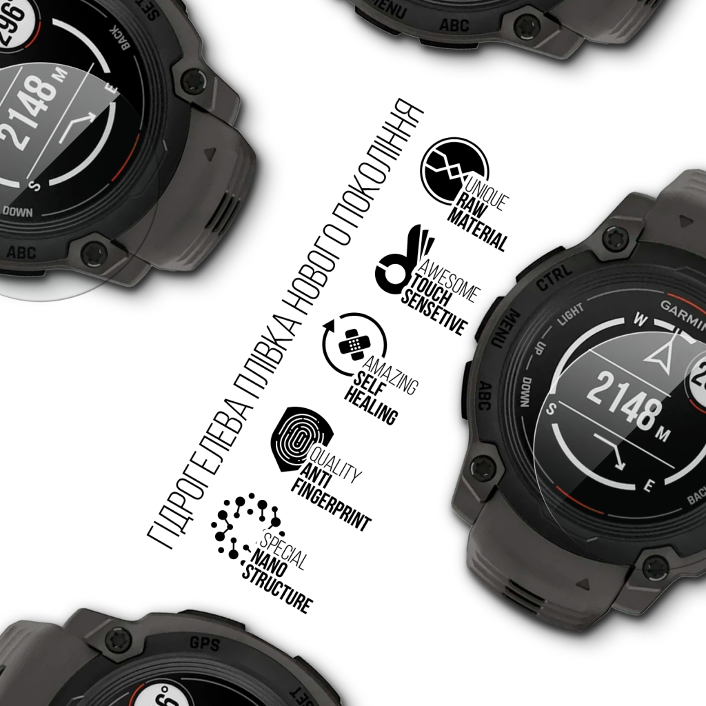 Плівка захисна Armorstandart Garmin Instinct E 40mm 6 шт. (ARM86956) - зображення 2