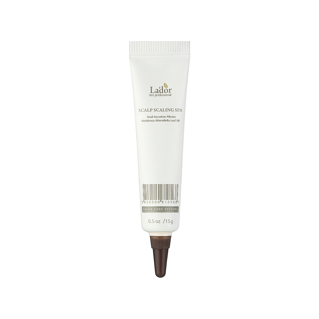Сироватка для волосся La'dor Scalp Scaling Spa Hair Ampoule Сироватка-пілінг для шкіри голови 4 x 15 г (8809500815396) - зображення 1