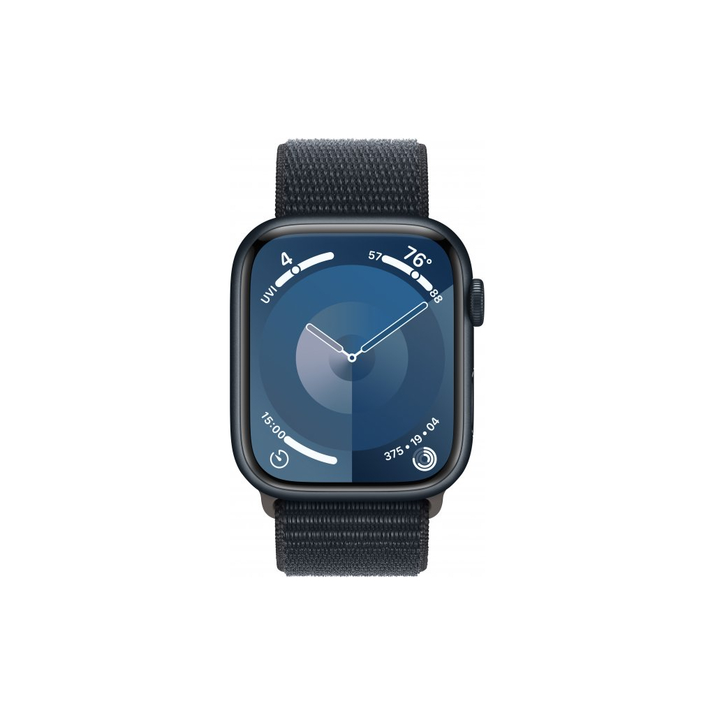 Смарт-годинник Apple Watch Series 9 GPS 45mm Midnight Aluminium Case with Midnight Sport Loop (MR9C3QP/A) - зображення 2