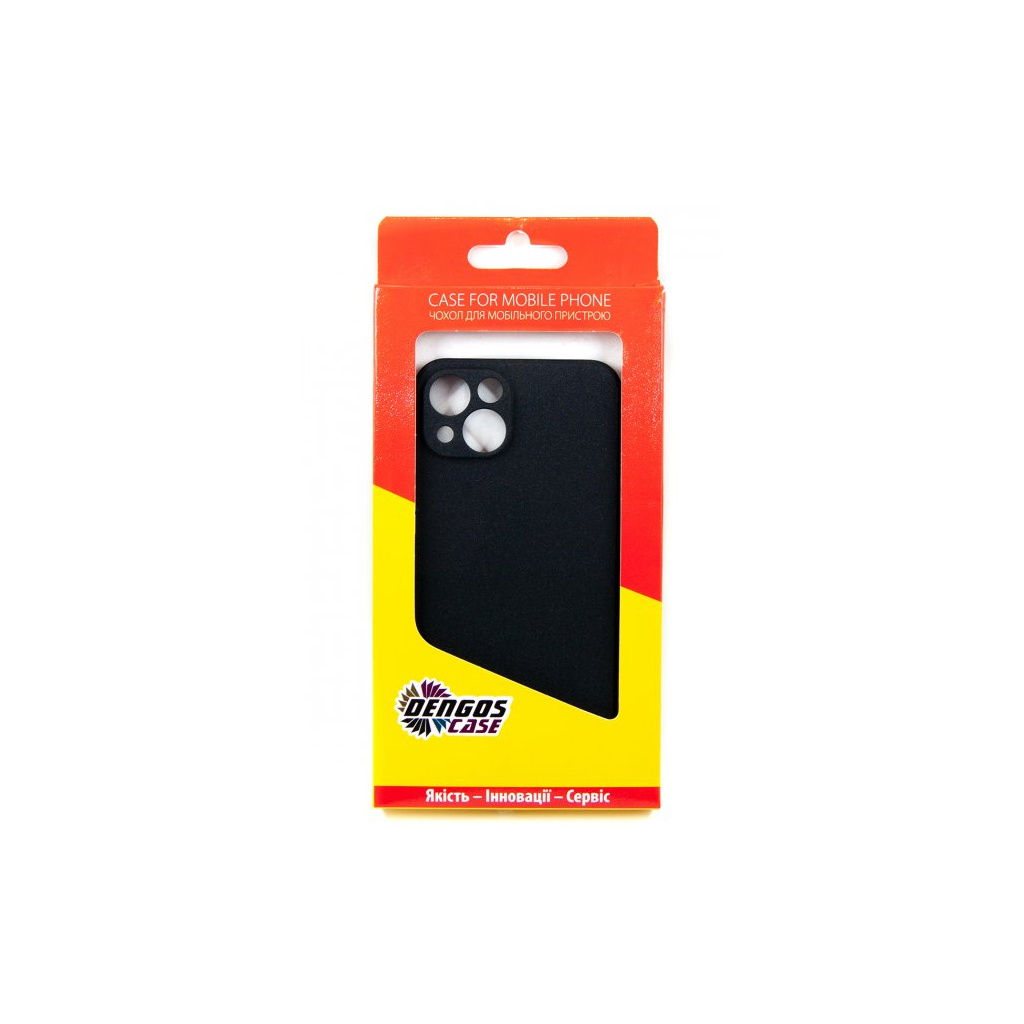 Чохол до мобільного телефона Dengos Carbon iPhone 13 black (DG-TPU-CRBN-132) - зображення 4