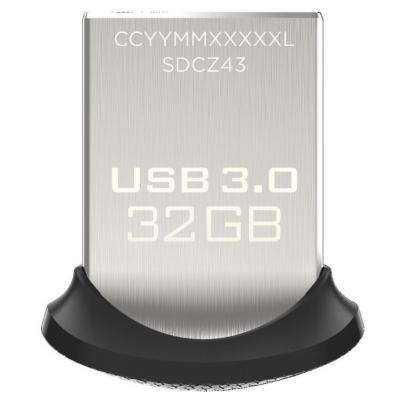 USB флеш накопичувач SanDisk 32GB Ultra Fit USB 3.0 (SDCZ43-032G-GAM46) - зображення 1