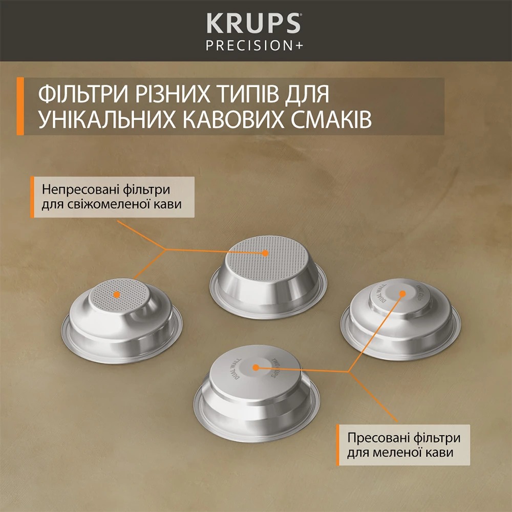 Кавоварка Krups Precision+ XP804T10 - зображення 19