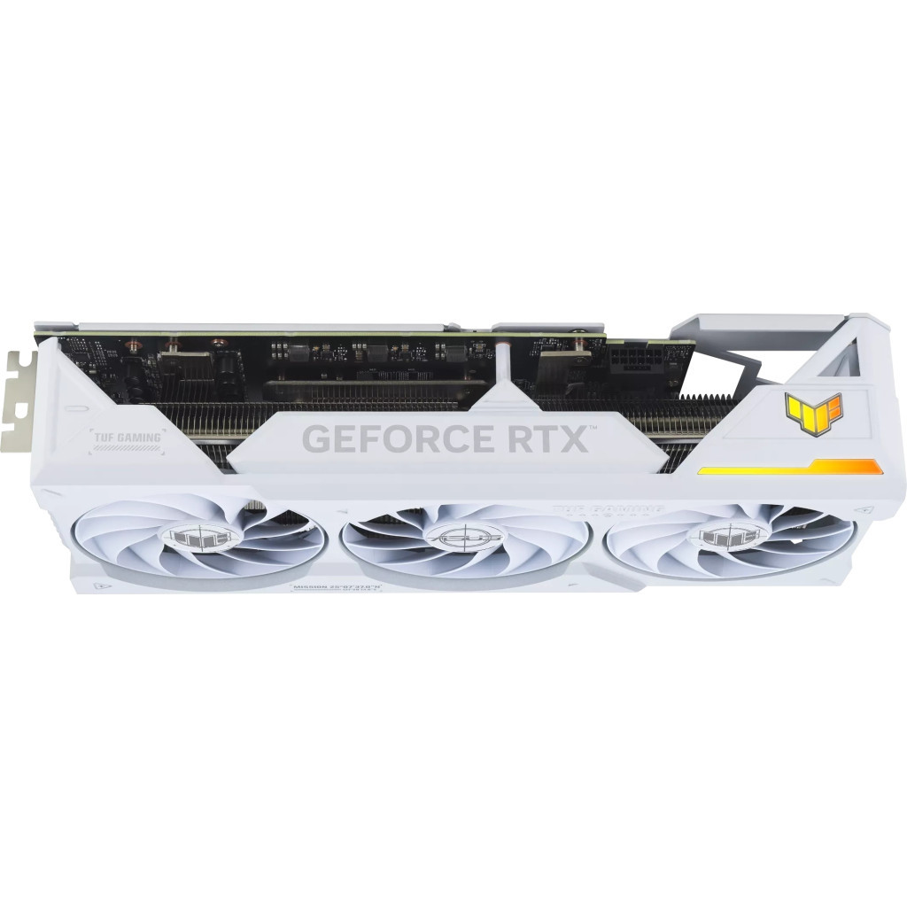 Відеокарта ASUS GeForce RTX4070Ti SUPER 16Gb TUF OC WHITE GAMING (TUF-RTX4070TIS-O16G-WHITE-GAMING) - зображення 11
