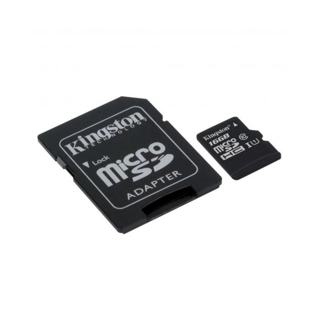 Карта пам'яті Kingston 16GB microSDHC Class 10 Canvas Select Plus 100R A1 (SDCS2/16GB) - зображення 2