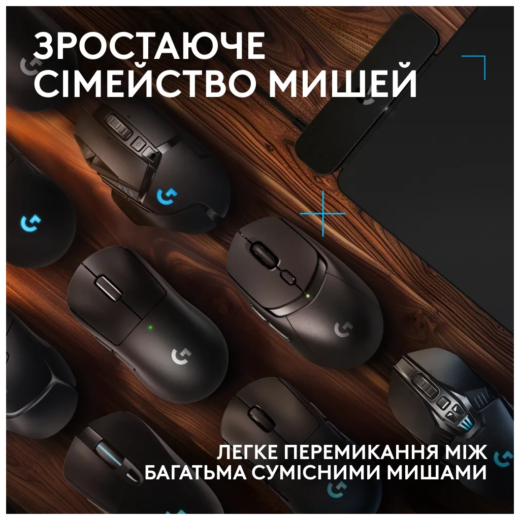 Килимок для мишки Logitech G PowerPlay 2 Charging System Mouse Pad (947-000003) - зображення 5