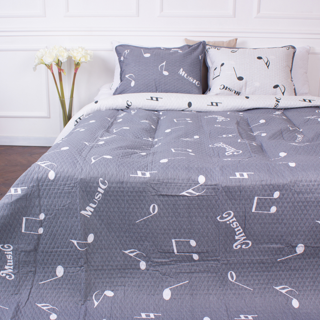 Покривало MirSon набір Color Fun Line №7020 Melody 180х210 + 2 наволочки 50х70 (2200005375419) - зображення 1