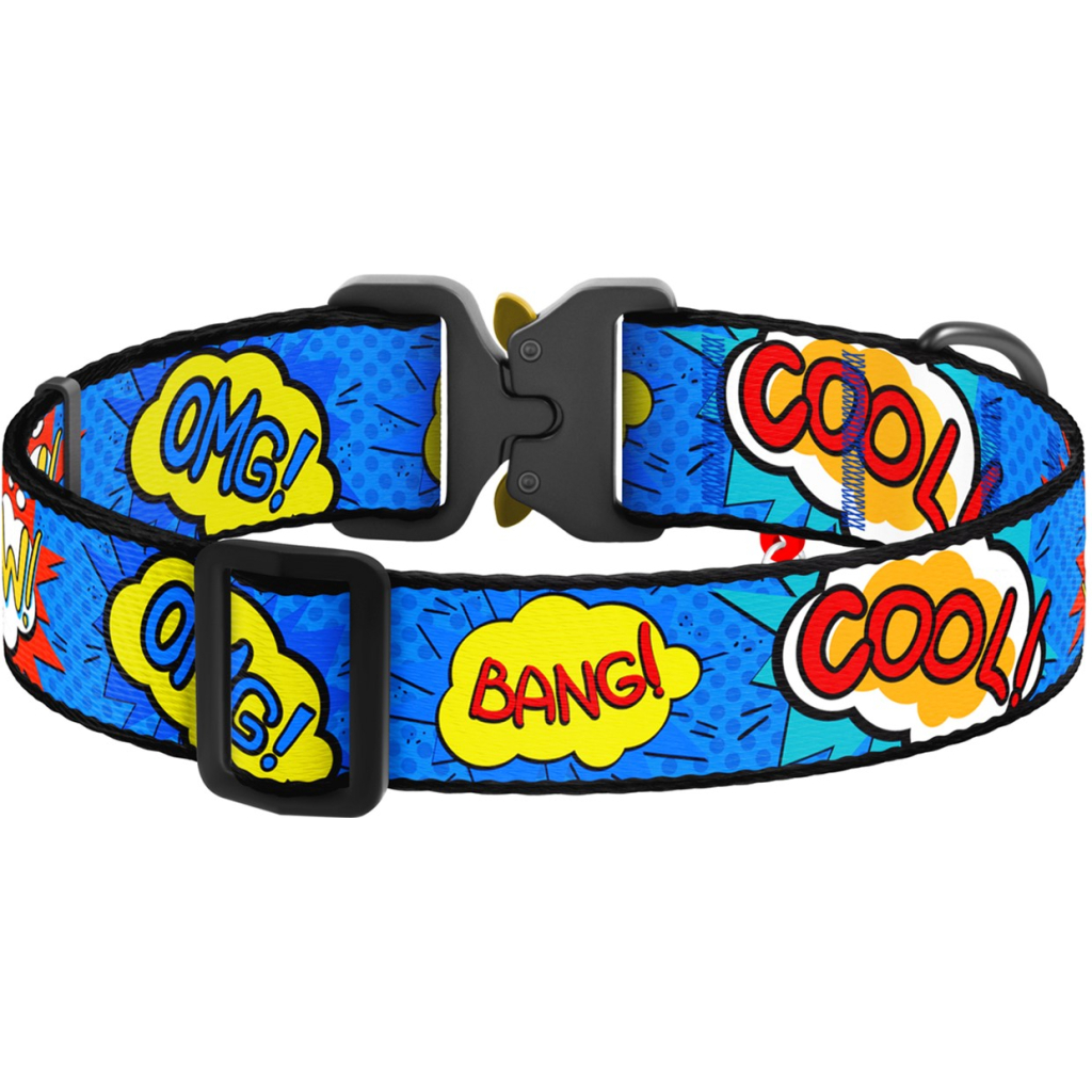 Нашийник для тварин WAUDOG Nylon з QR паспортом "ВАУ" металева пряжка-фастекс XXL (4535-0087) - зображення 2