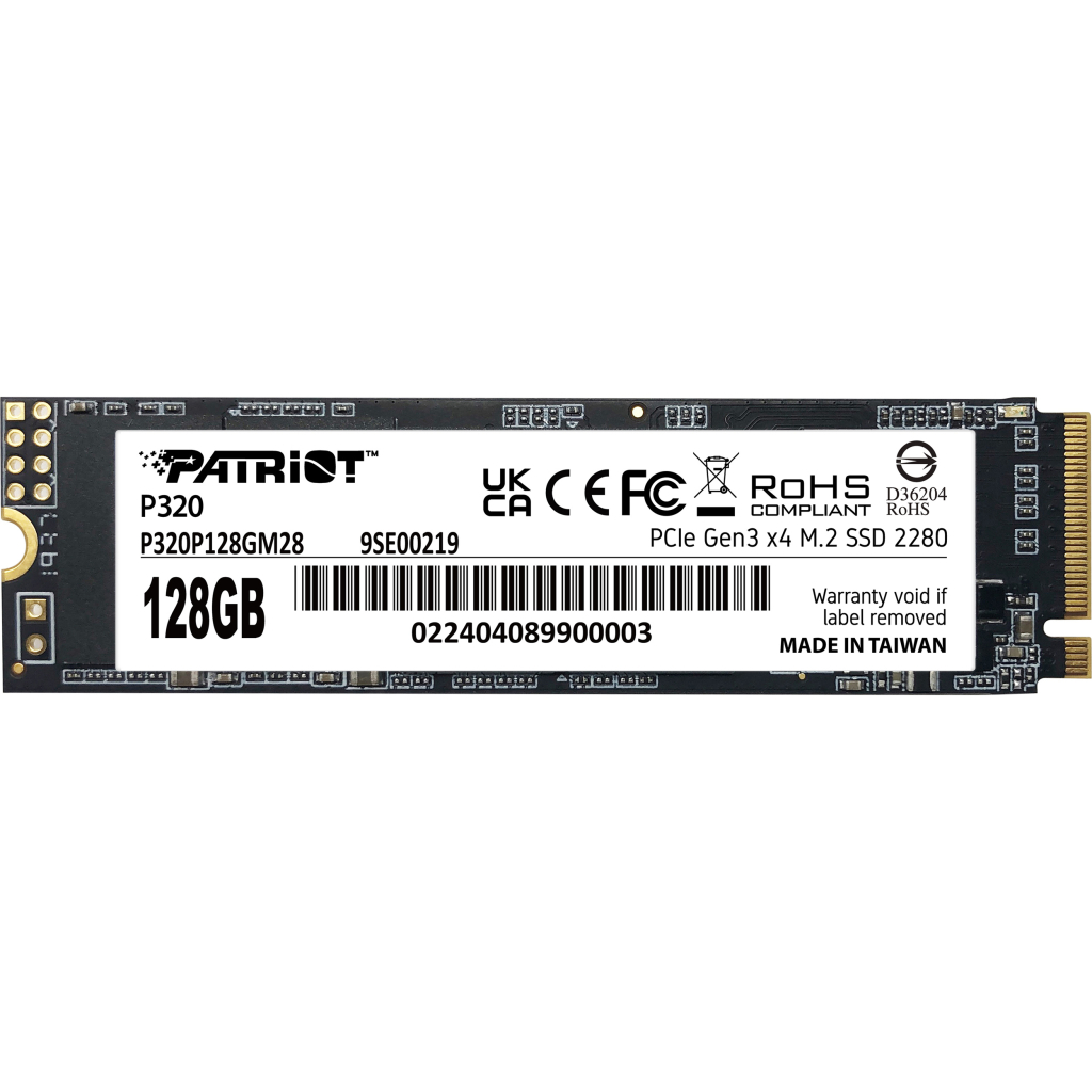 Накопичувач SSD M.2 2280 128GB Patriot (P320P128GM28) - зображення 1
