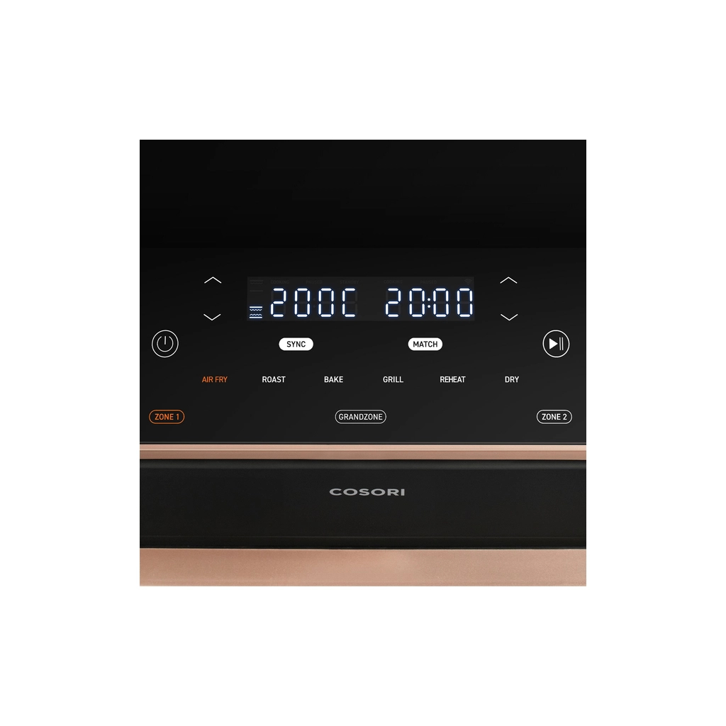 Мультипіч Cosori Dual Blaze Twinfry 10-Litre (CAF-TF101S-AEUR) - зображення 5