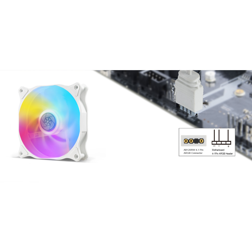 Кулер до корпусу Silver Stone Air Blazer 120RW-ARGB (SST-AB120RW-ARGB) - изображение 3