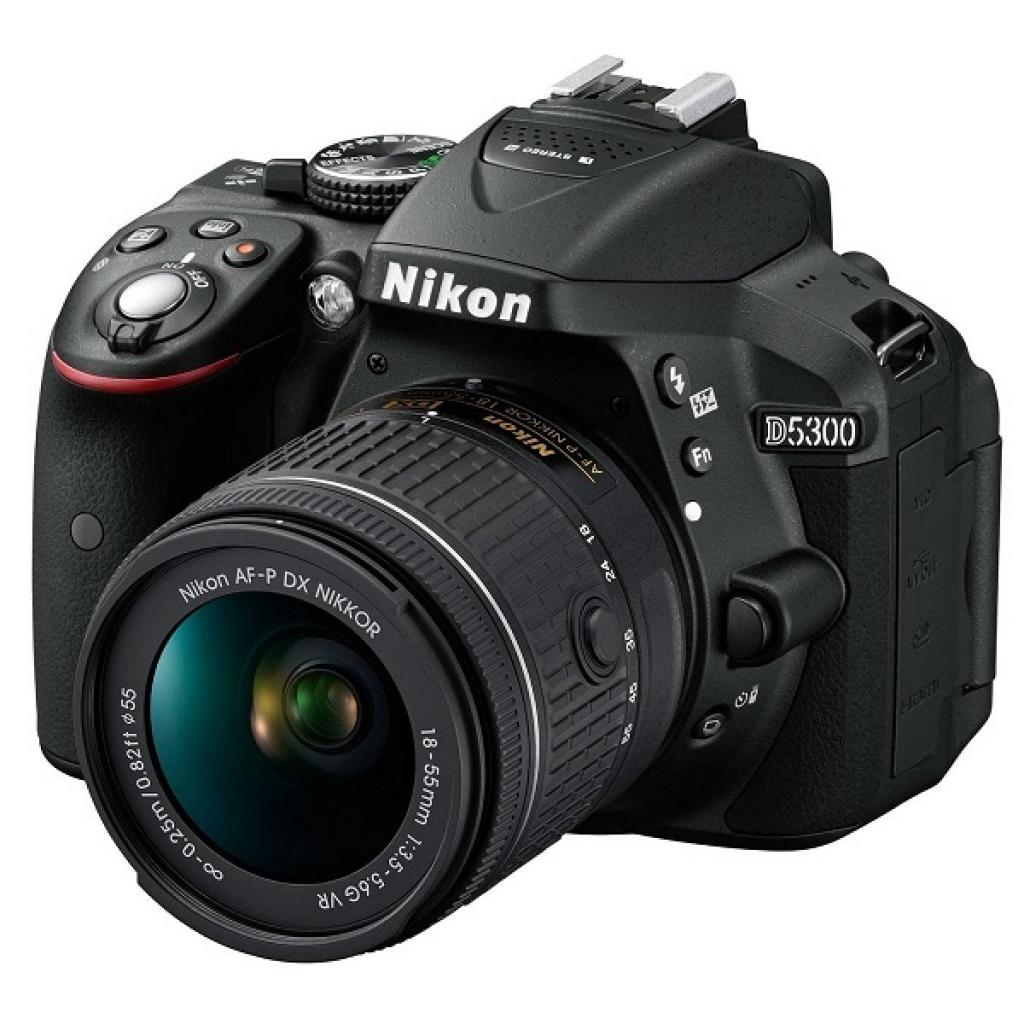 Цифровий фотоапарат Nikon D5300 AF-P 18-55VR kit (VBA370K007) - зображення 1