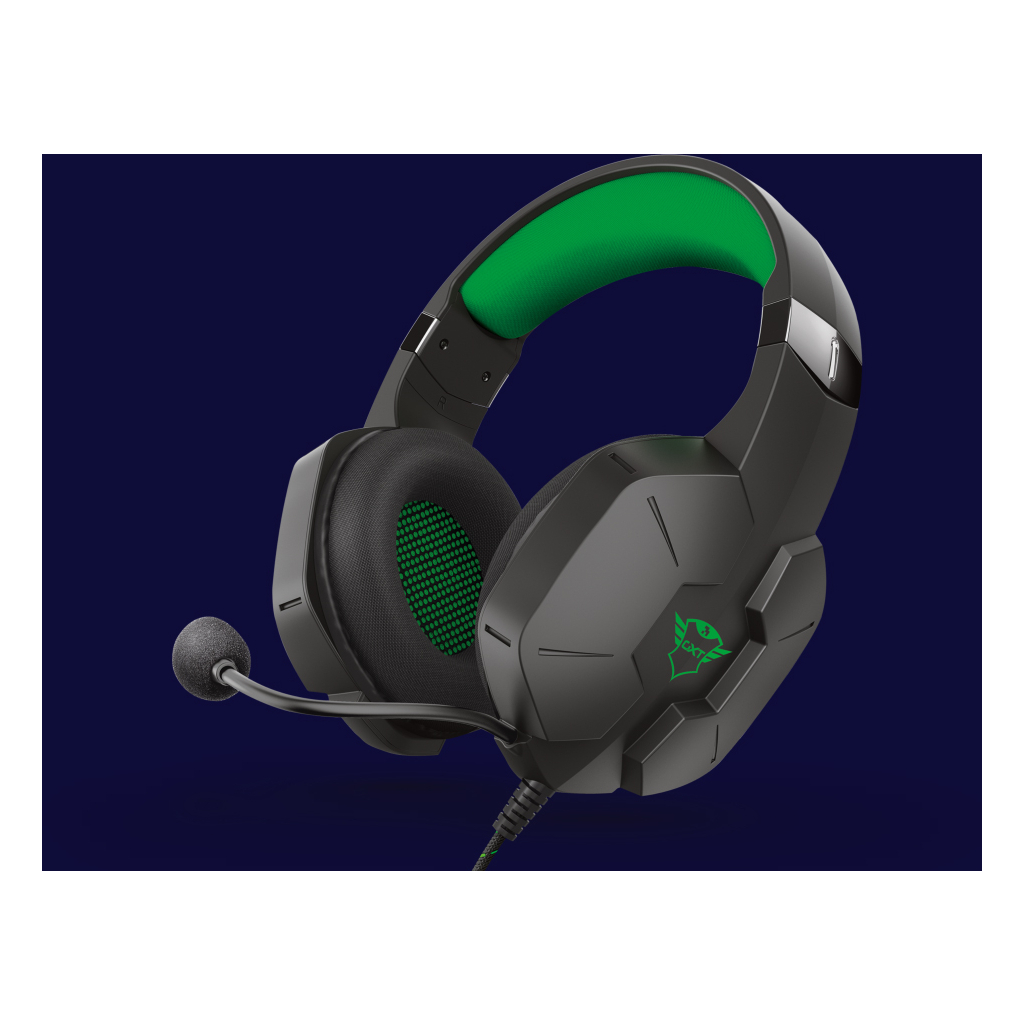 Навушники Trust GXT 3323X CARUS for Xbox 3.5mm Black-Green (24324) - зображення 9