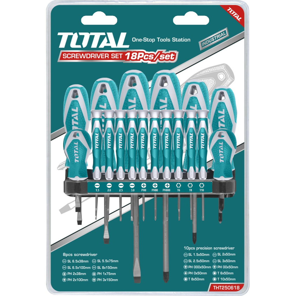 Набір викруток Total викруток 18 шт (THT250618) - зображення 1