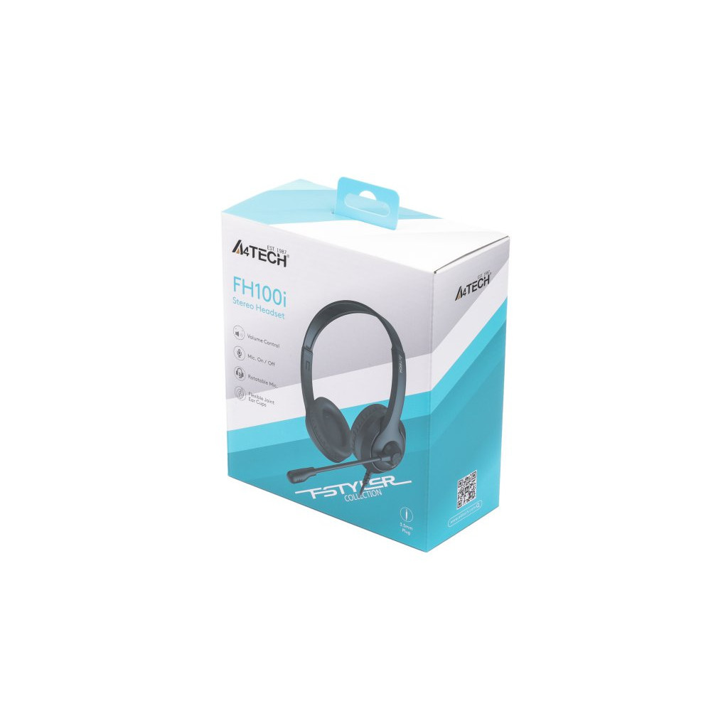 Навушники A4Tech FH100i Stone Black (4711421976909) - зображення 8