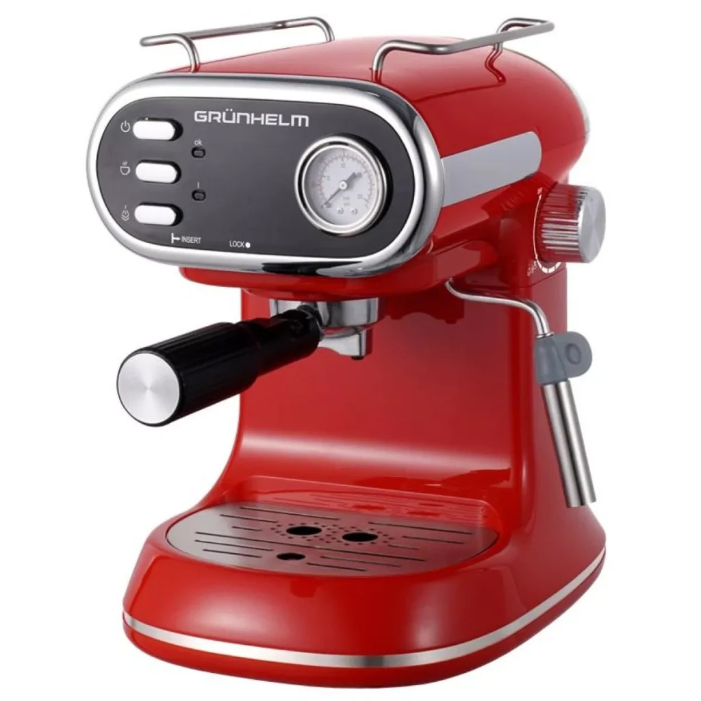 Ріжкова кавоварка еспресо Grunhelm GEC09 - зображення 1