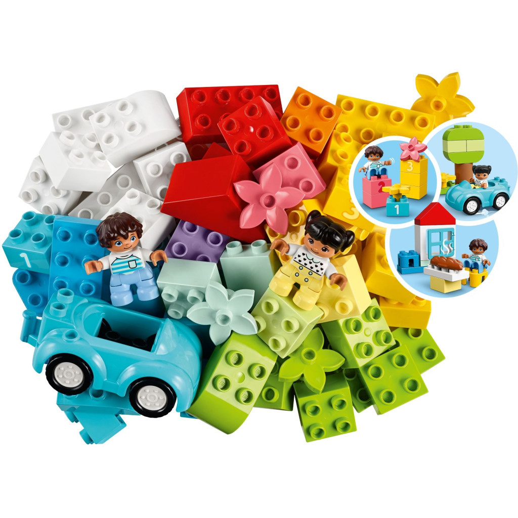 Конструктор LEGO DUPLO Classic Коробка з кубиками 65 деталей (10913) - зображення 4