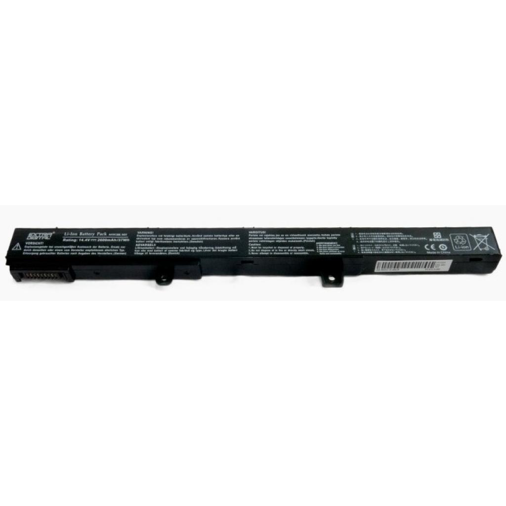 Акумулятор до ноутбука Extradigital Asus X551CA -4, 14.4V, 2600mAh (BNA4005) - зображення 1