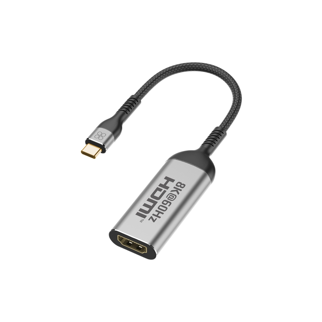 Адаптер USB-C to HDMI medialink-8k.grey Promate (medialink-8k.grey) - зображення 1