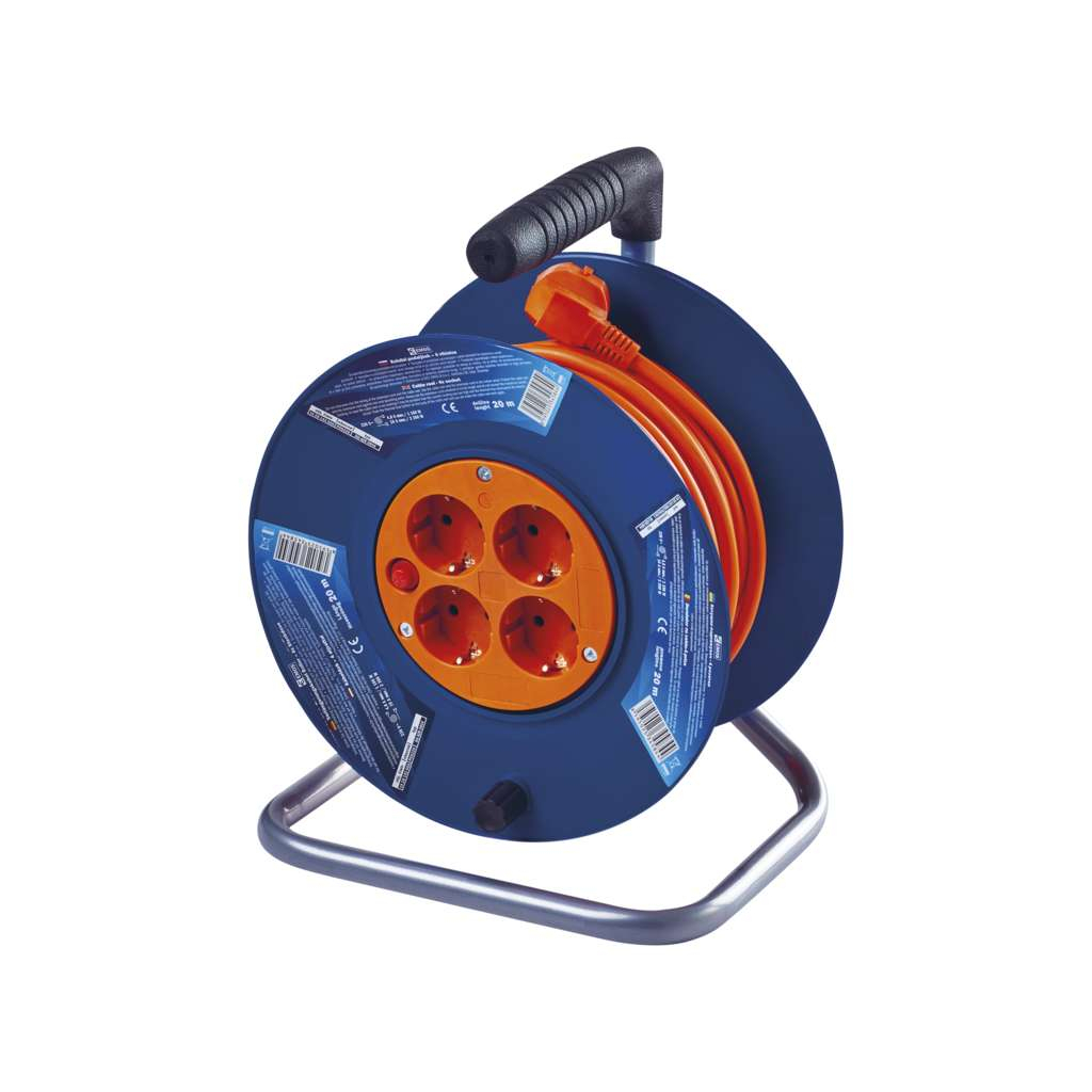 Мережевий подовжувач EMOS катушка 4 роз., 20 м (P09220) - зображення 3