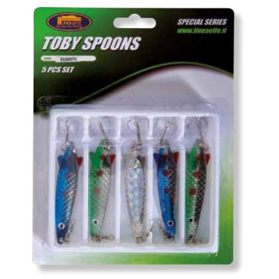 Блешня Lineaeffe колебалка набір 5 шт. різних забарвлень (5020070) - зображення 1