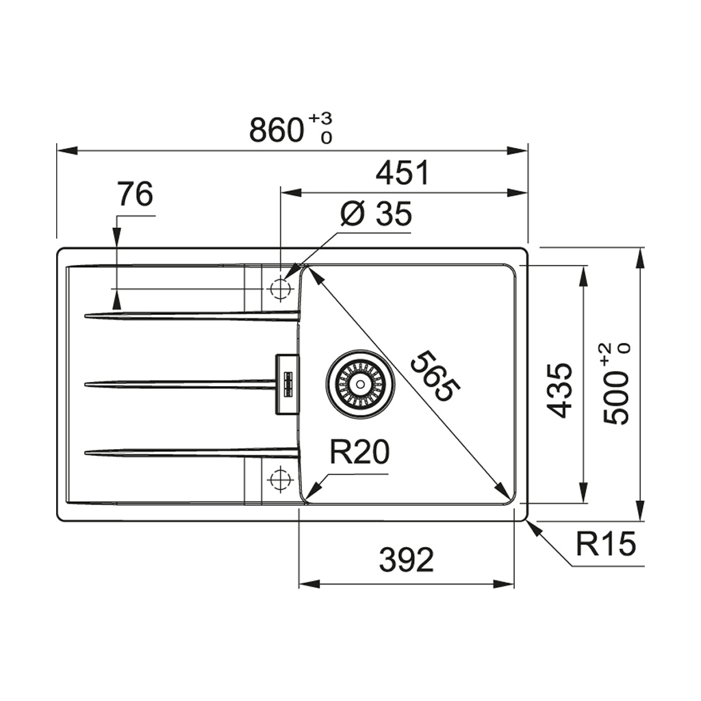 Мийка кухонна Franke 114.0701.820 - зображення 2