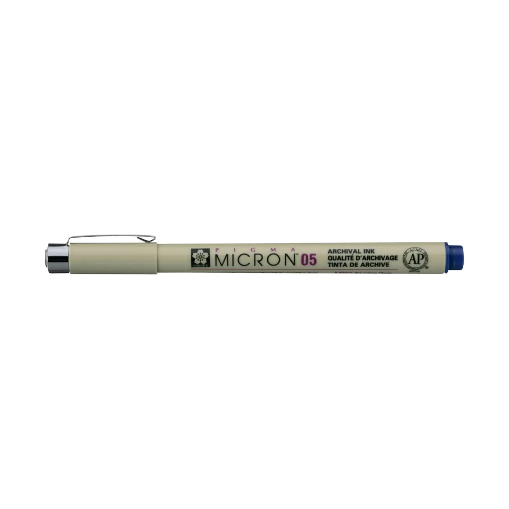 Лайнер Sakura Pigma Micron (0.5) 0,45 мм Королівський синій (084511377424) - зображення 1