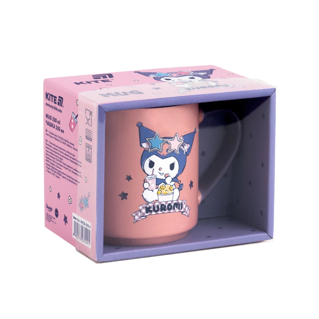 Чашка Kite Kuromi 350 мл, HK-3 (HK25-215-3) - зображення 3