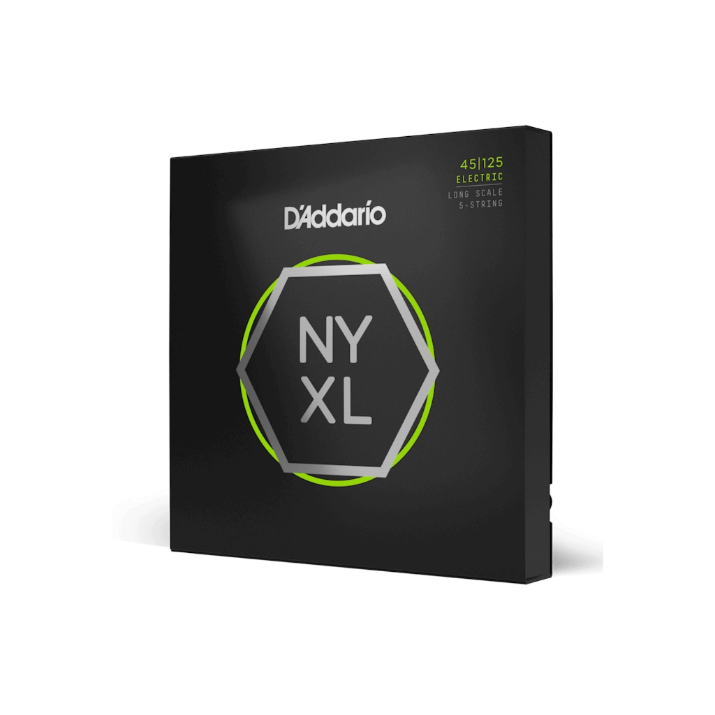 Струни для гітари D'Addario NYXL Bass Light Top / Medium Bottom 5-String (45-125) (NYXL45125) - зображення 2