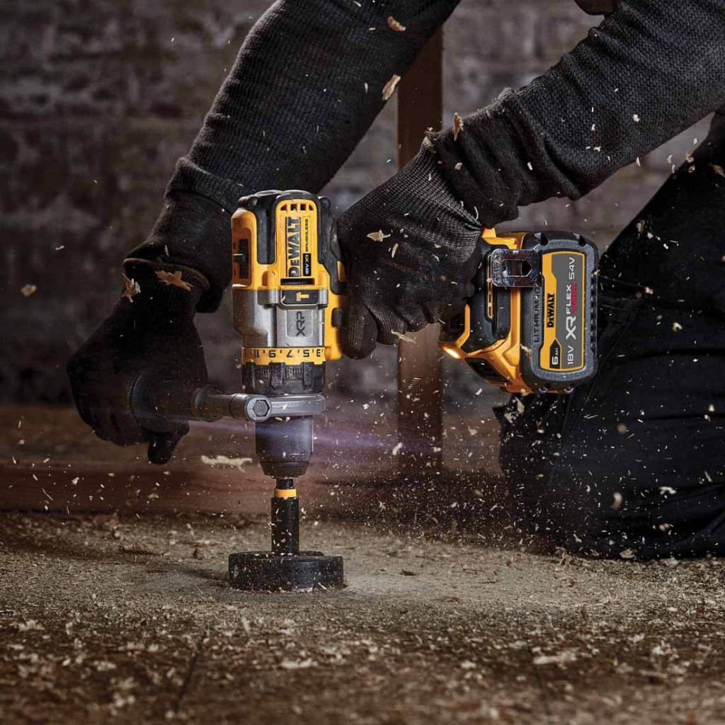 Шуруповерт DeWALT XR Li-Ion, 18 В, 126 Нм, 500-1500-2250 об/хв, TSTAK, (без АКБ та ЗП) (DCD999NT) - зображення 6