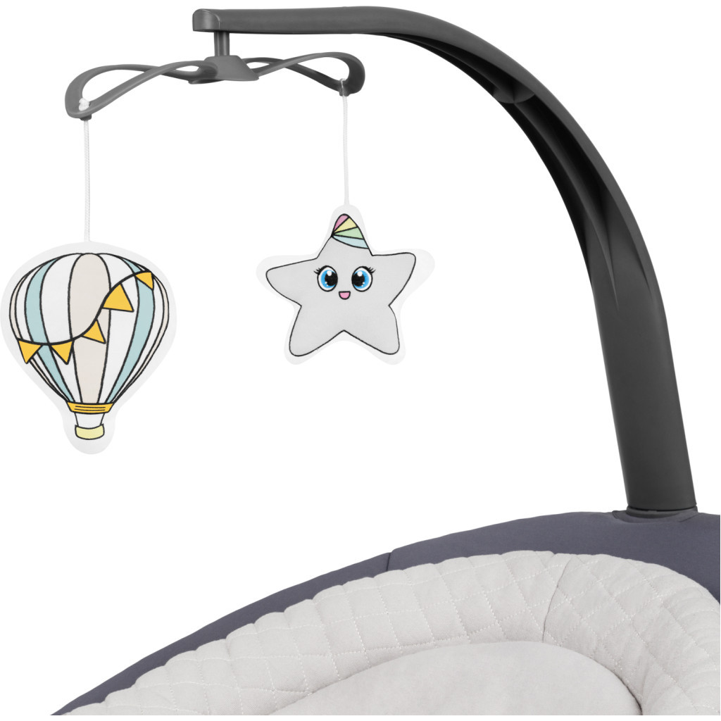 Крісло-гойдалка Lionelo Rina grey concrete (LO-RINA GREY CONCRETE) - зображення 11