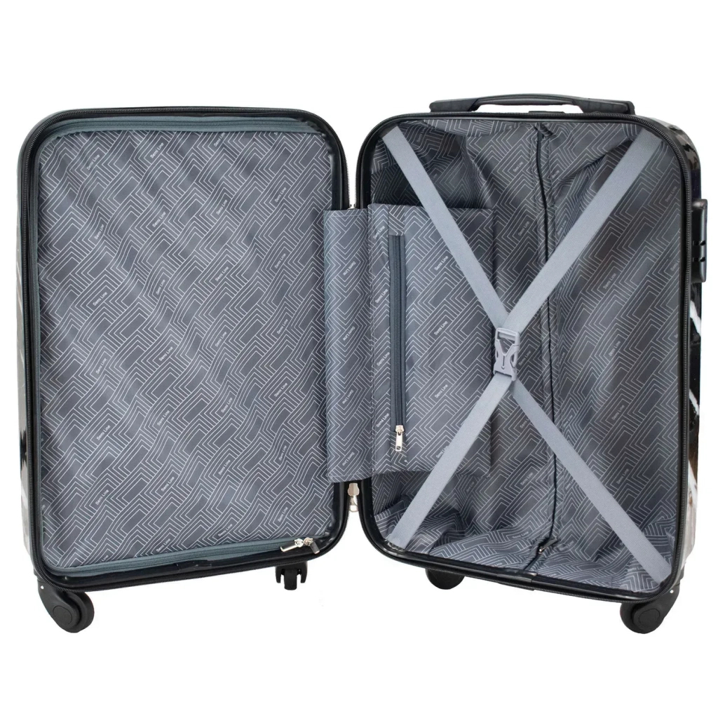 Валіза Semi Line 20" S T5730-1 Black Marble (DAS303336) - зображення 6