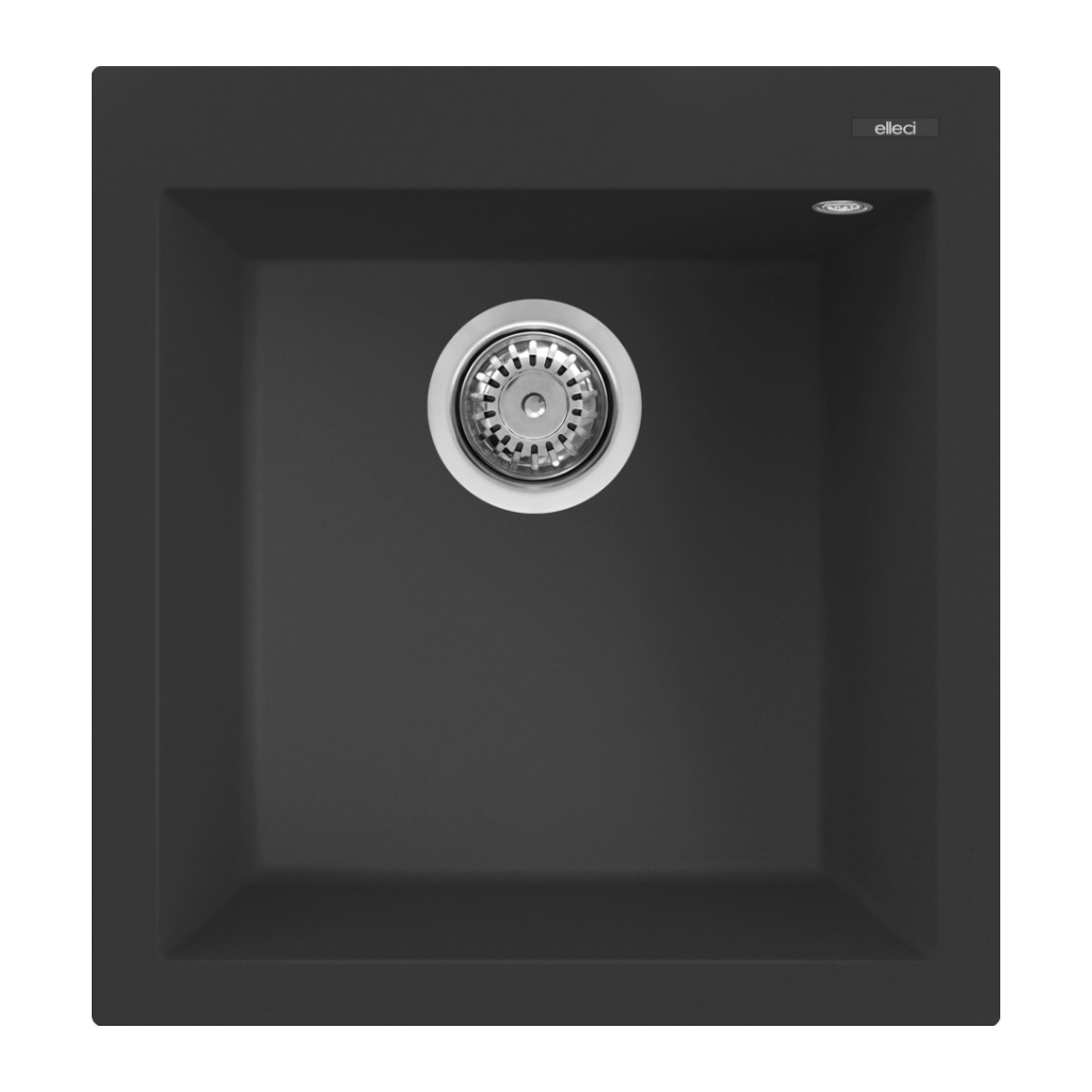 Мийка кухонна Elleci Q 102 on top nero 40 - зображення 1